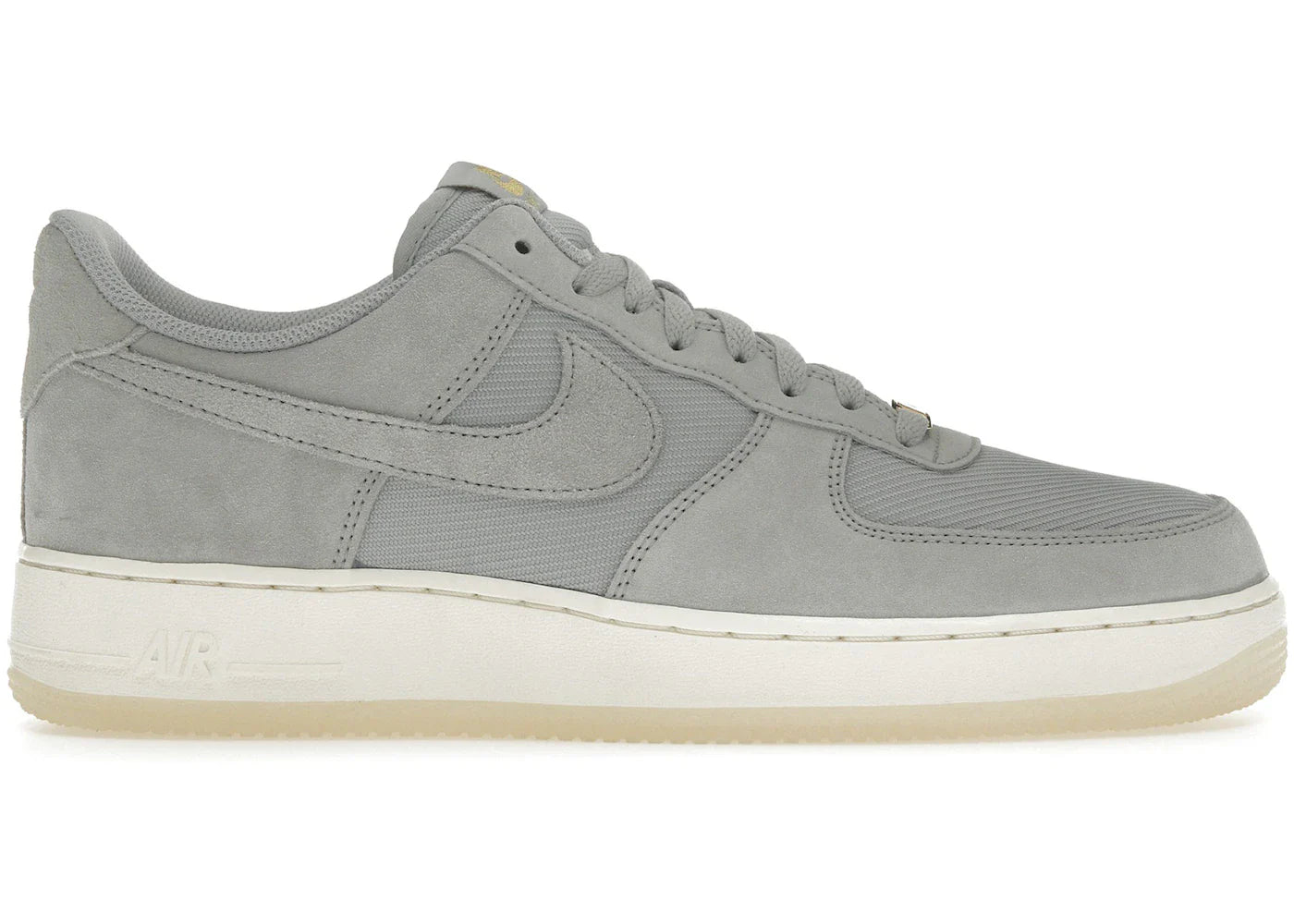Nike Air Force 1 Low '07 LV8 Light Smoke Grey Metallic Gold Pale Ivory