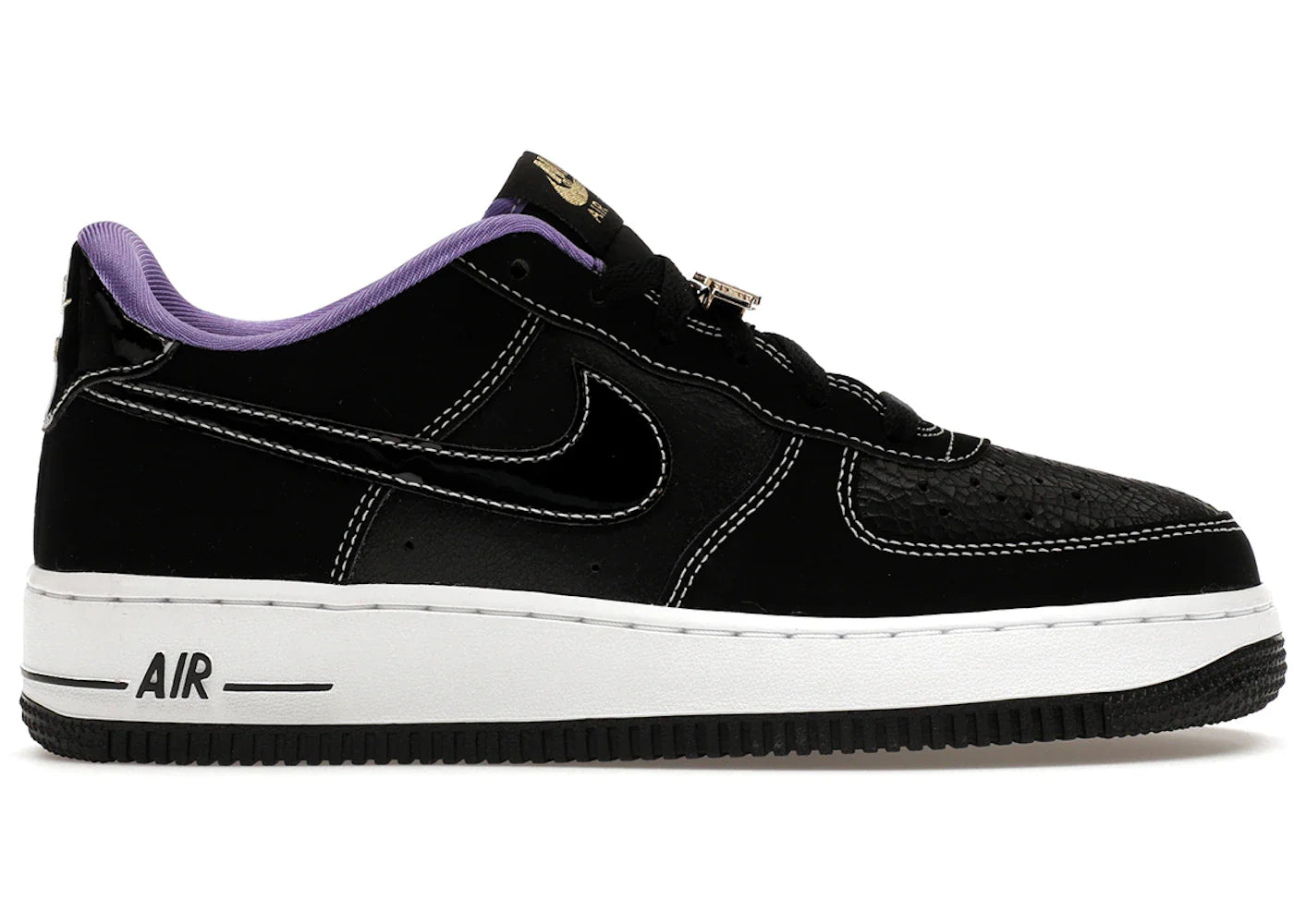 Nike Air Force 1 Low '07 LV8 World Champ Black Purple (GS)