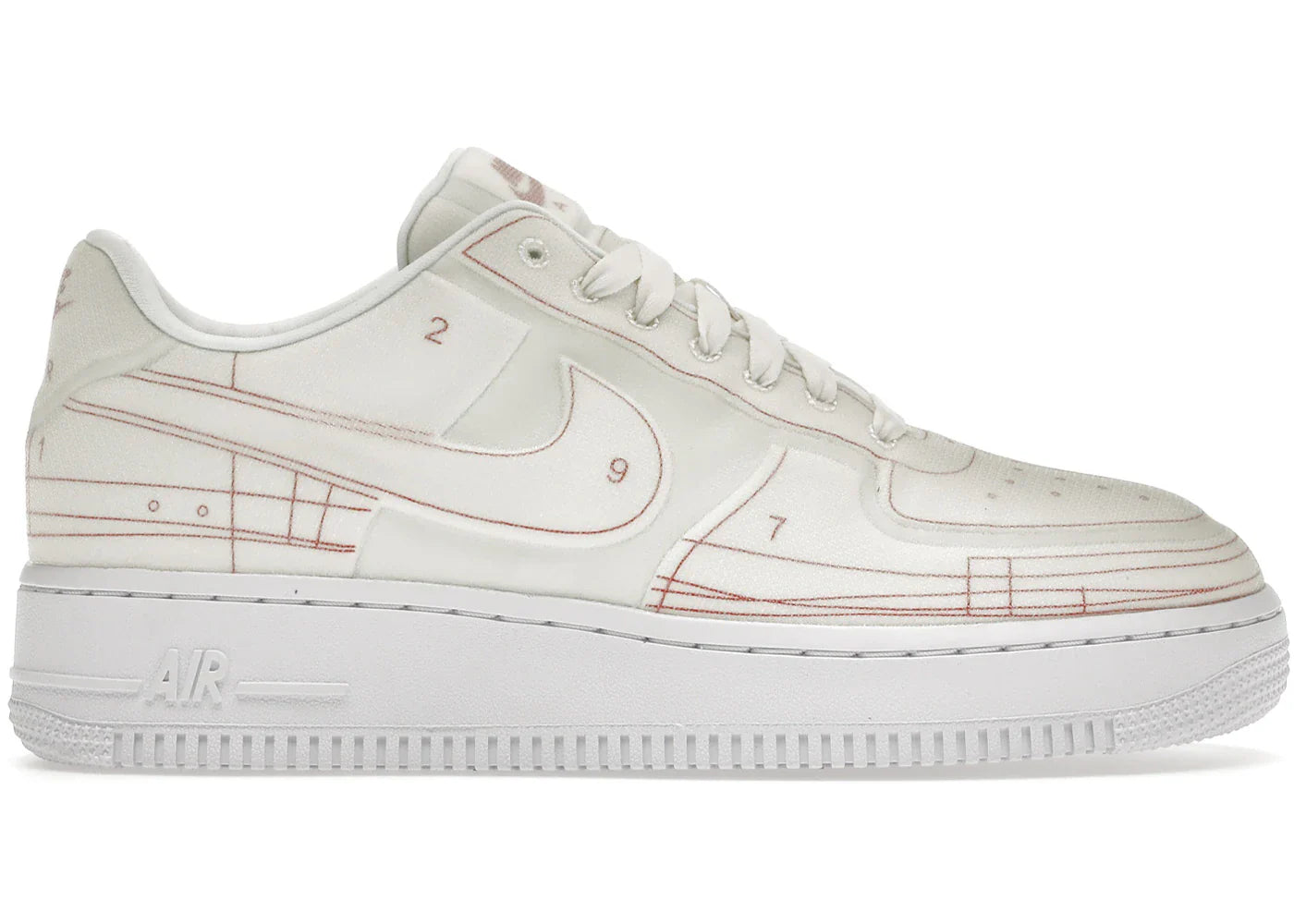 Nike Air Force 1 Low '07 LX  Blueprint Summit White (Women's)