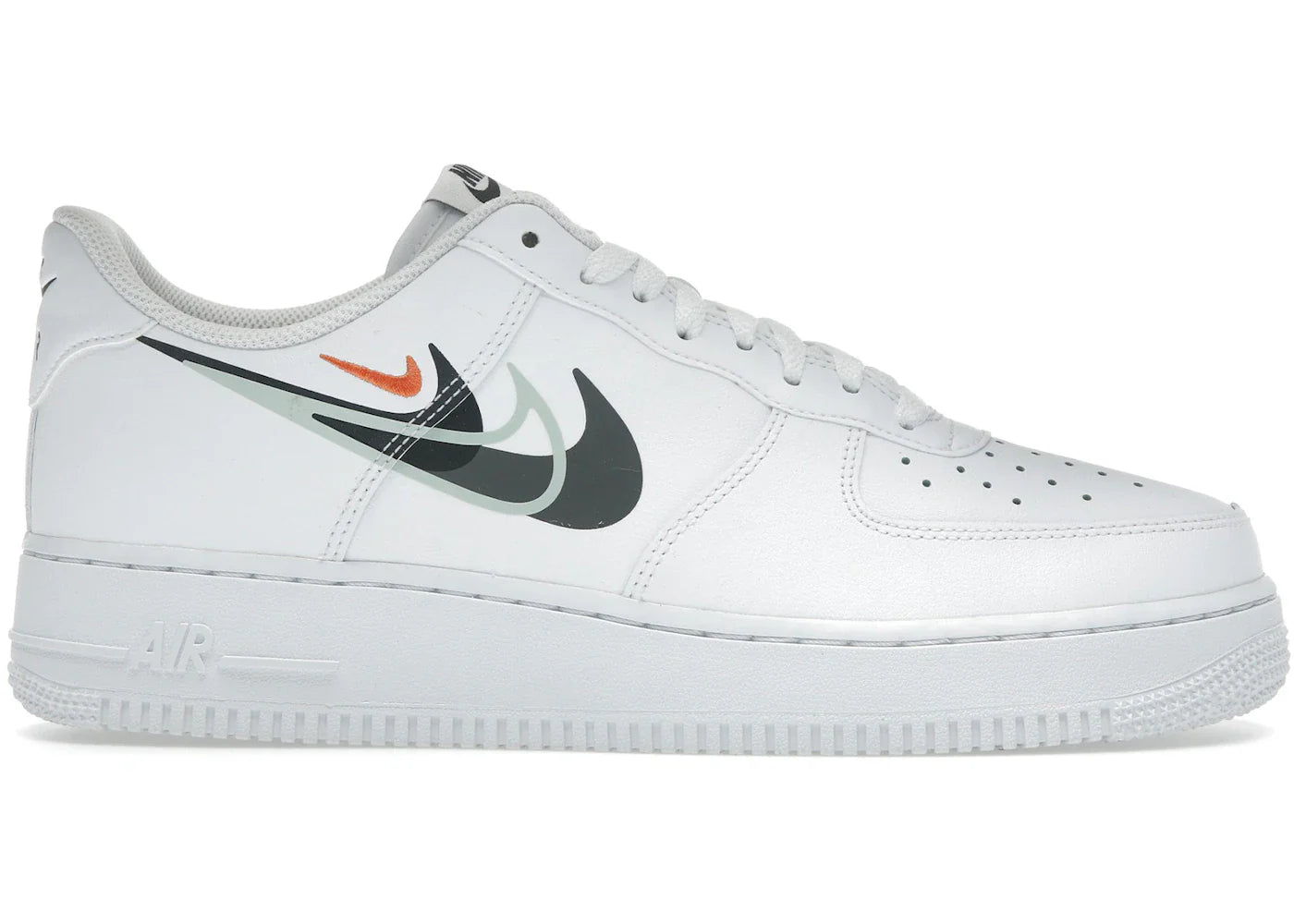 Nike Air Force 1 Low '07 Multi Swoosh White Black