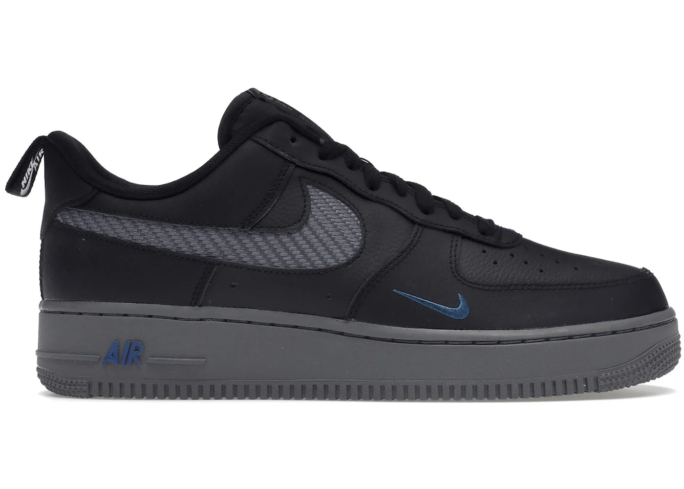 Nike Air Force 1 Low Black Royal Carbon Fiber