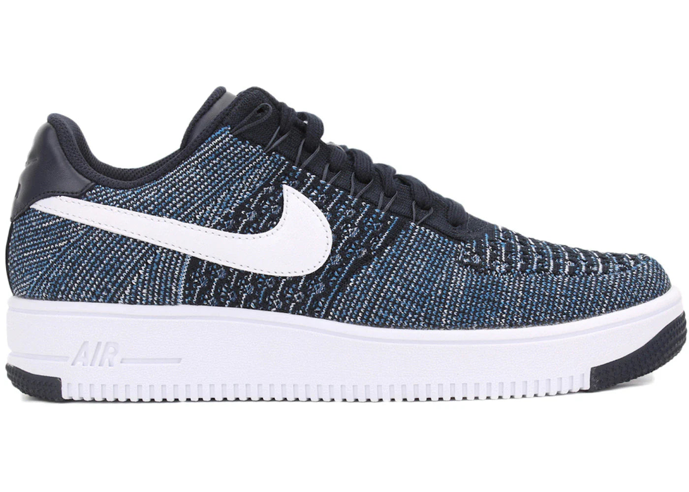Nike Air Force 1 Low Flyknit Obsidian