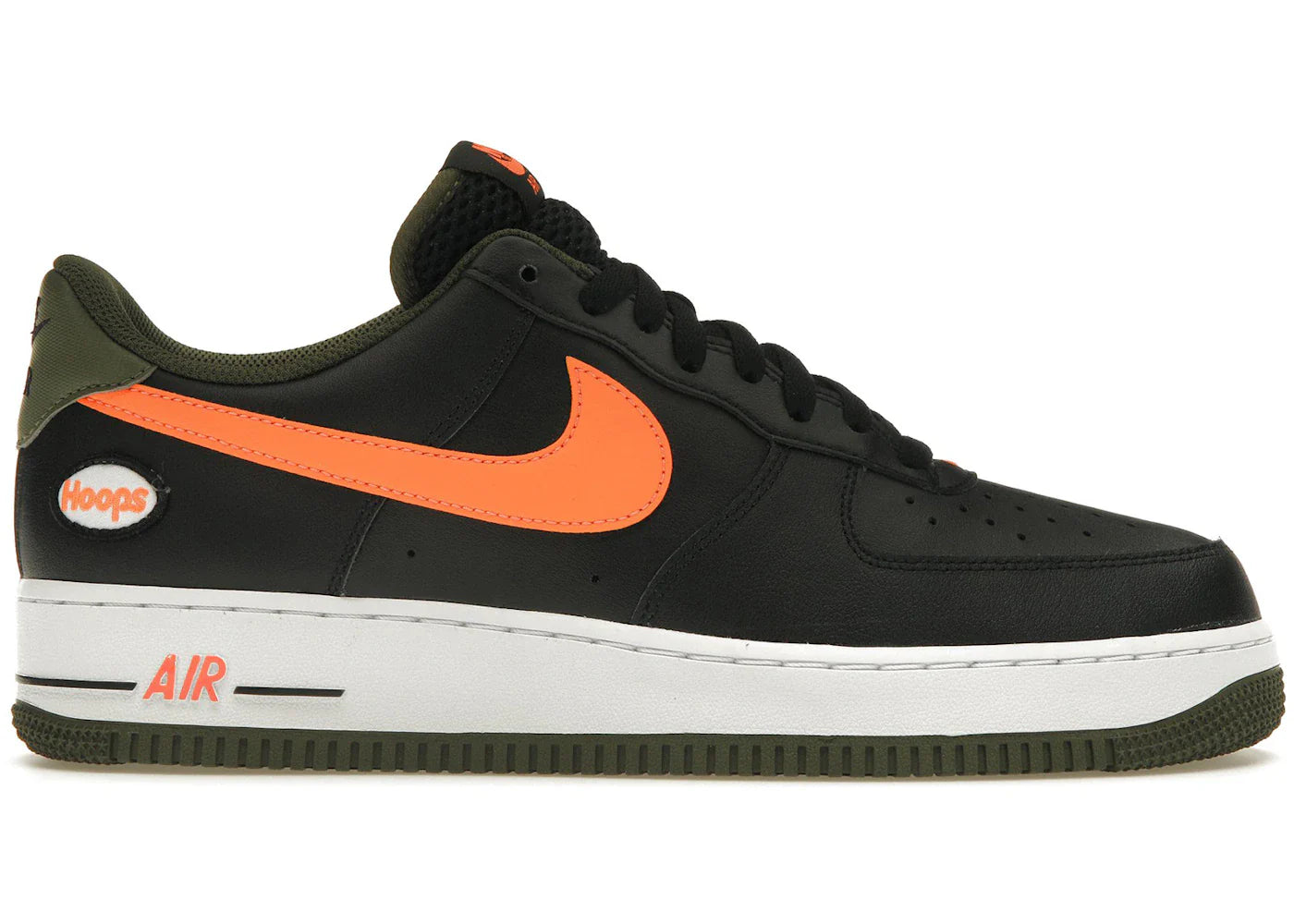 Nike Air Force 1 Low Hoops Black University Gold