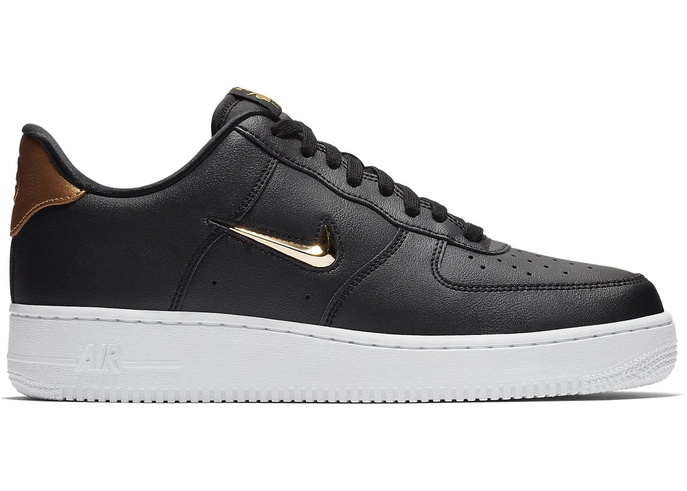 Nike Air Force 1 Low Jewel Black Metallic Gold