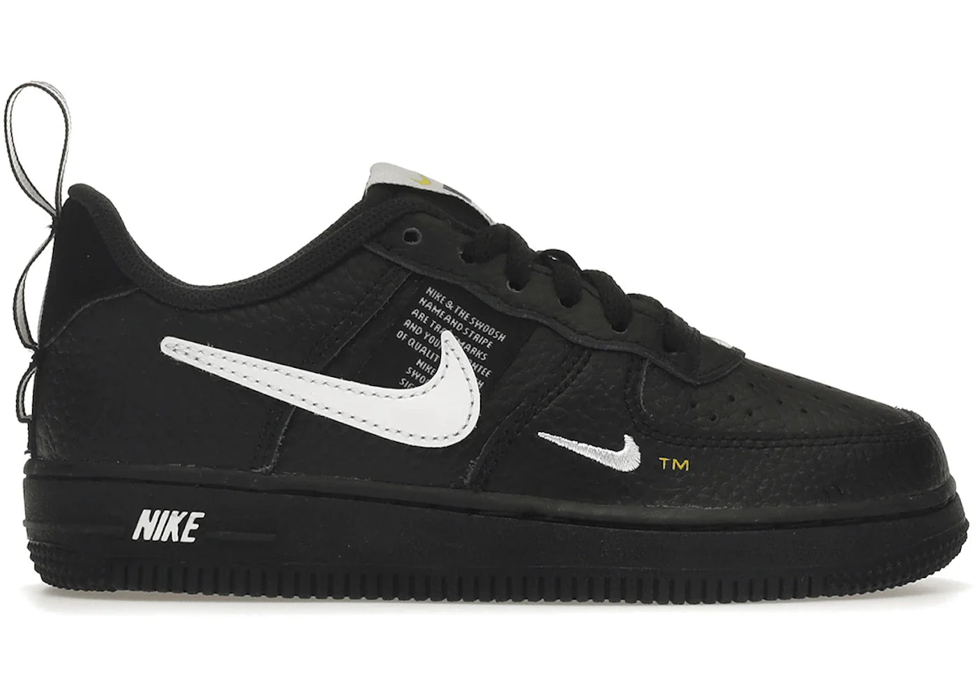 Nike Air Force 1 Low LV8 Utility Black White (PS)