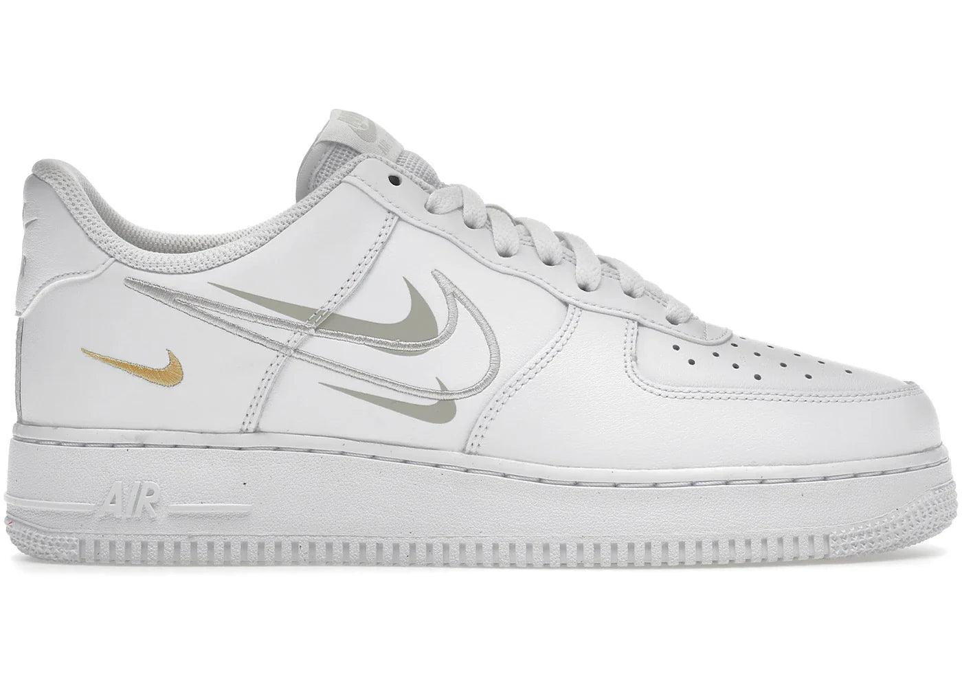 Nike Air Force 1 Low Multi-Swoosh White Yellow