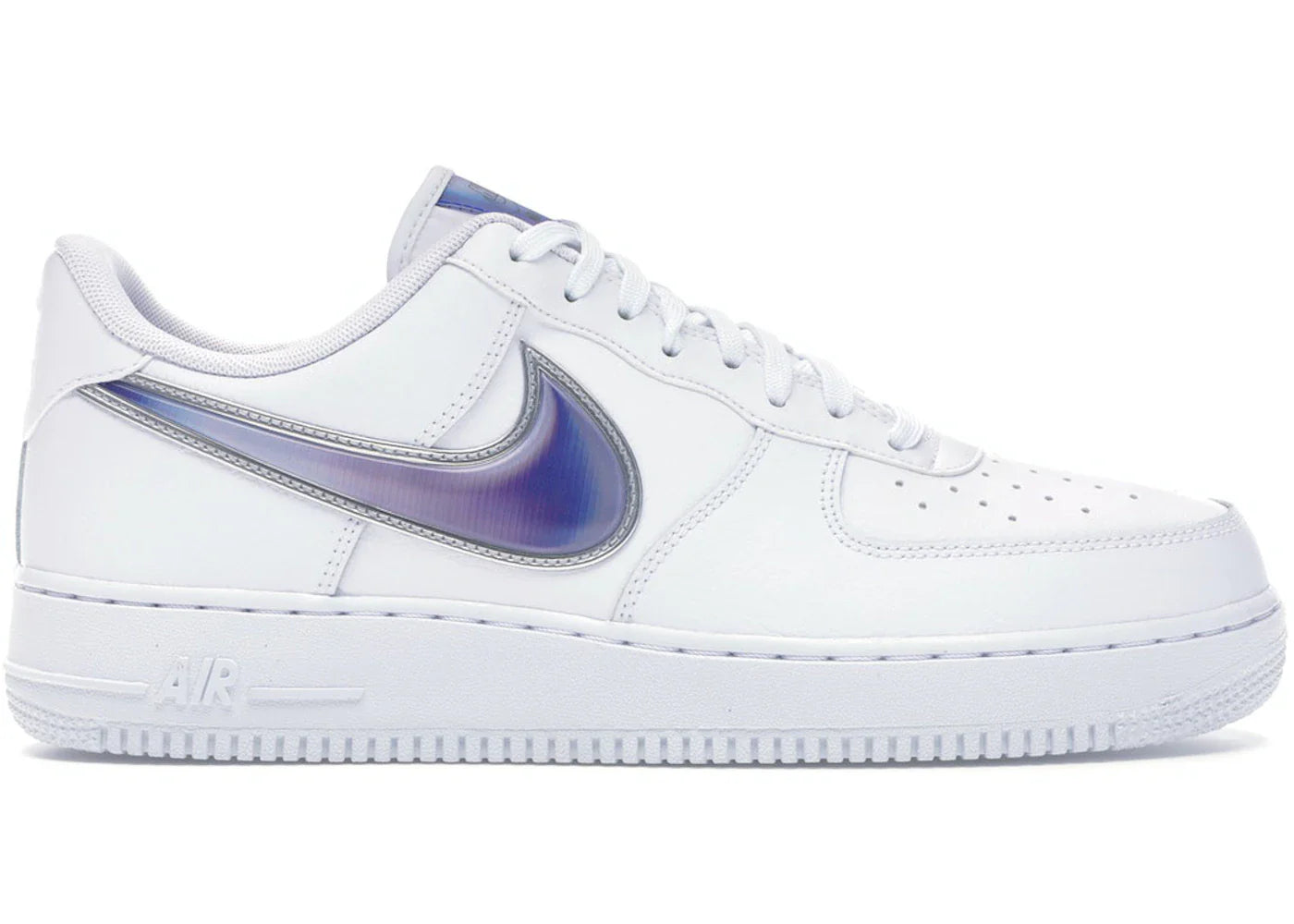 Nike Air Force 1 Low Oversized Swoosh White Racer Blue
