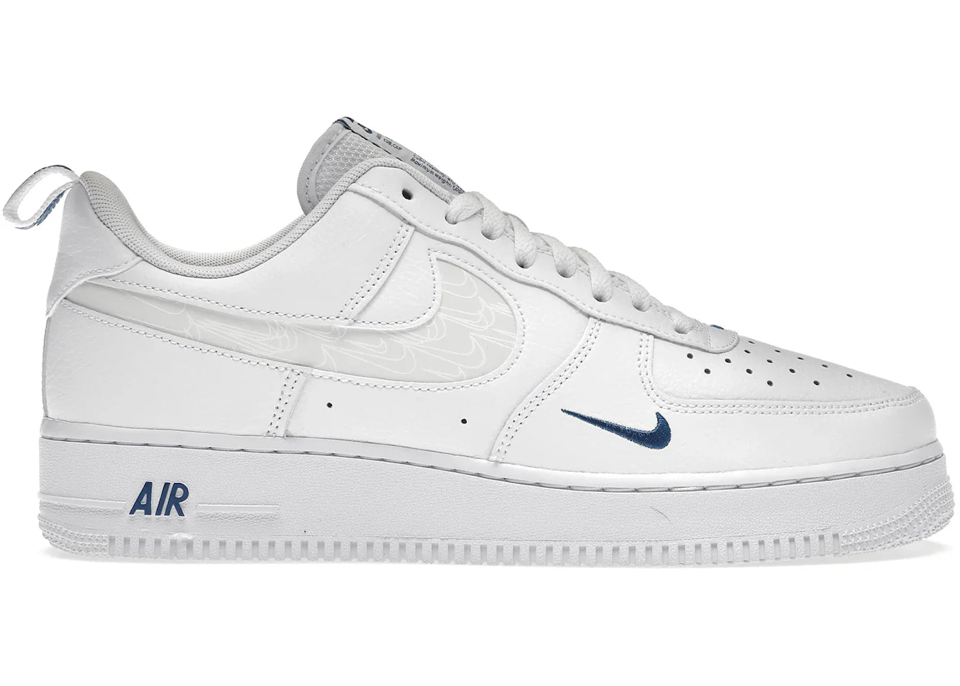 Nike Air Force 1 Low Reflective Swoosh White Blue