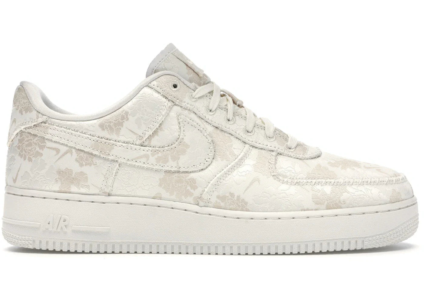 Nike Air Force 1 Low Satin Floral Pale Ivory