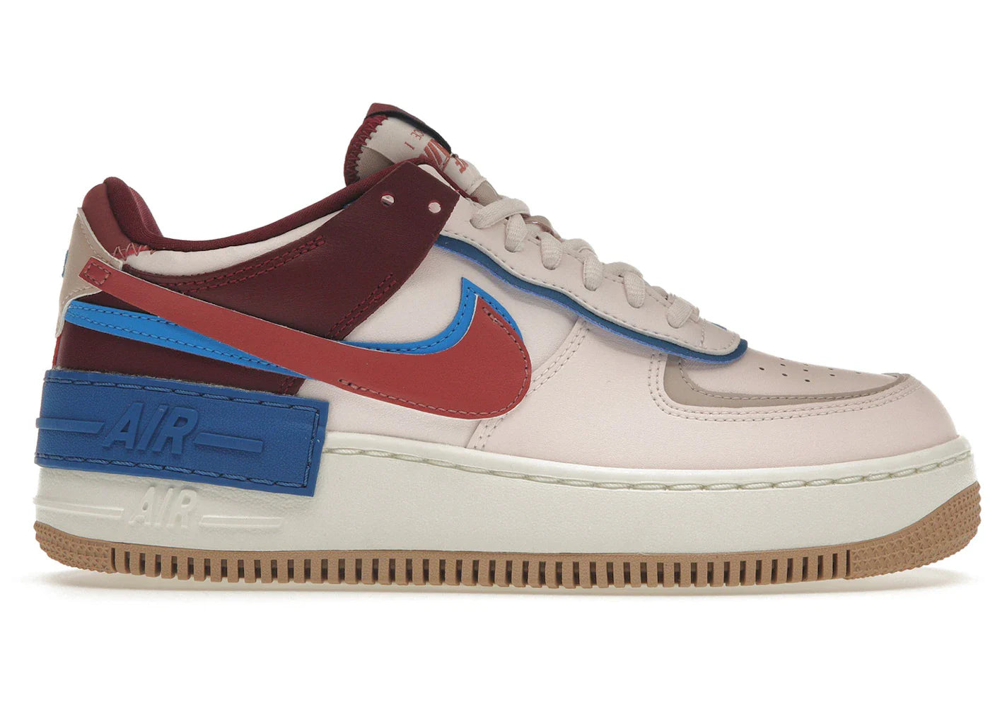 Nike Air Force 1 Low Shadow Light Soft Pink Team Red Blue (Women's)