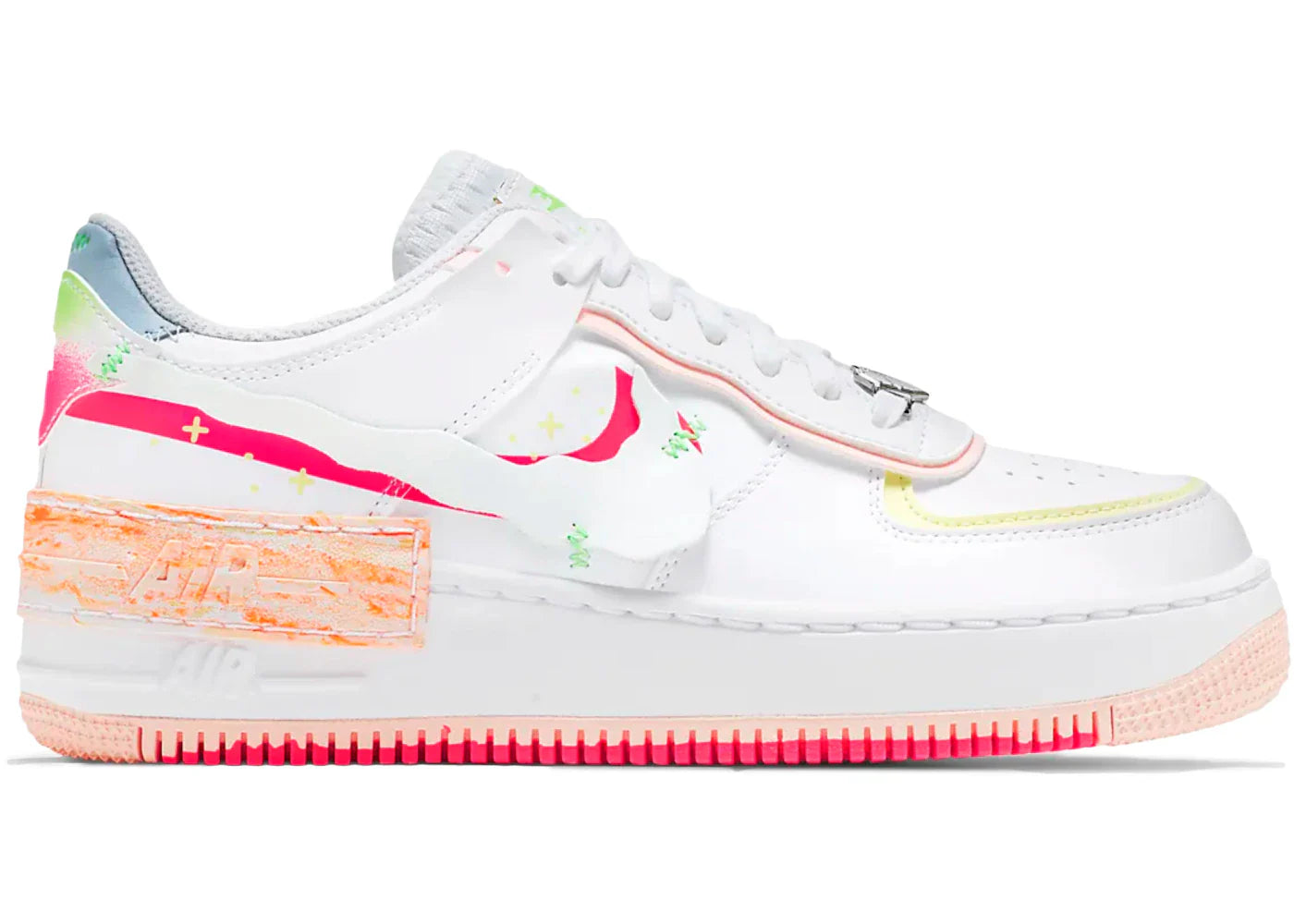 Nike Air Force 1 Low Shadow White Pink Orange (Women's)