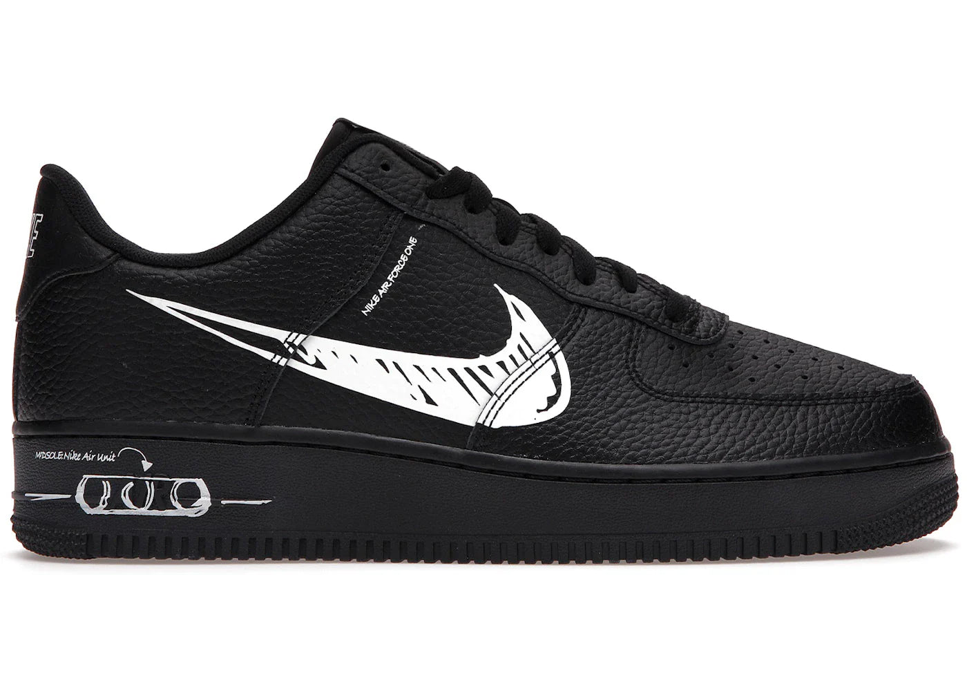 Nike Air Force 1 Low Sketch Black