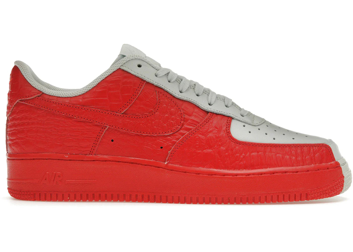 Nike Air Force 1 Low Split Grey Red