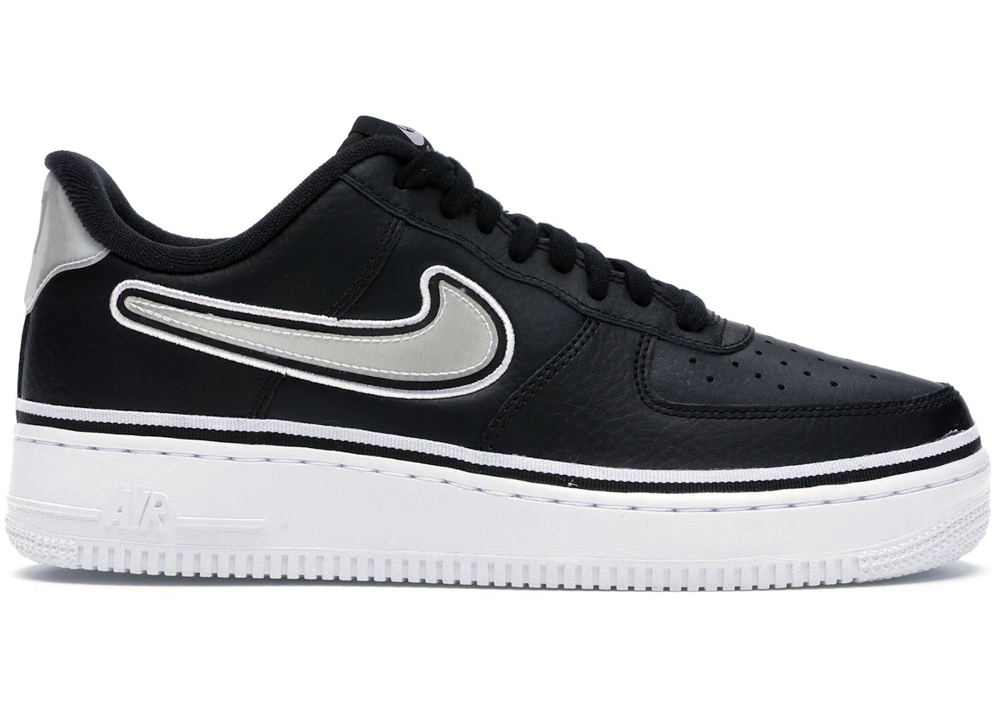 Nike Air Force 1 Low Sport NBA Black White