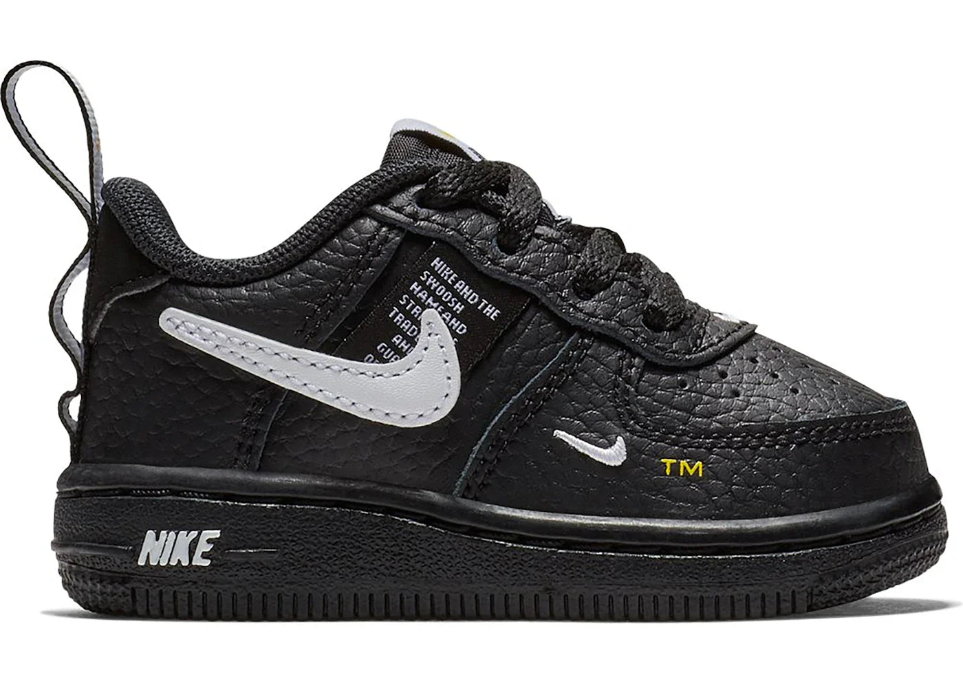 Nike Air Force 1 Low Utility Black White (TD)