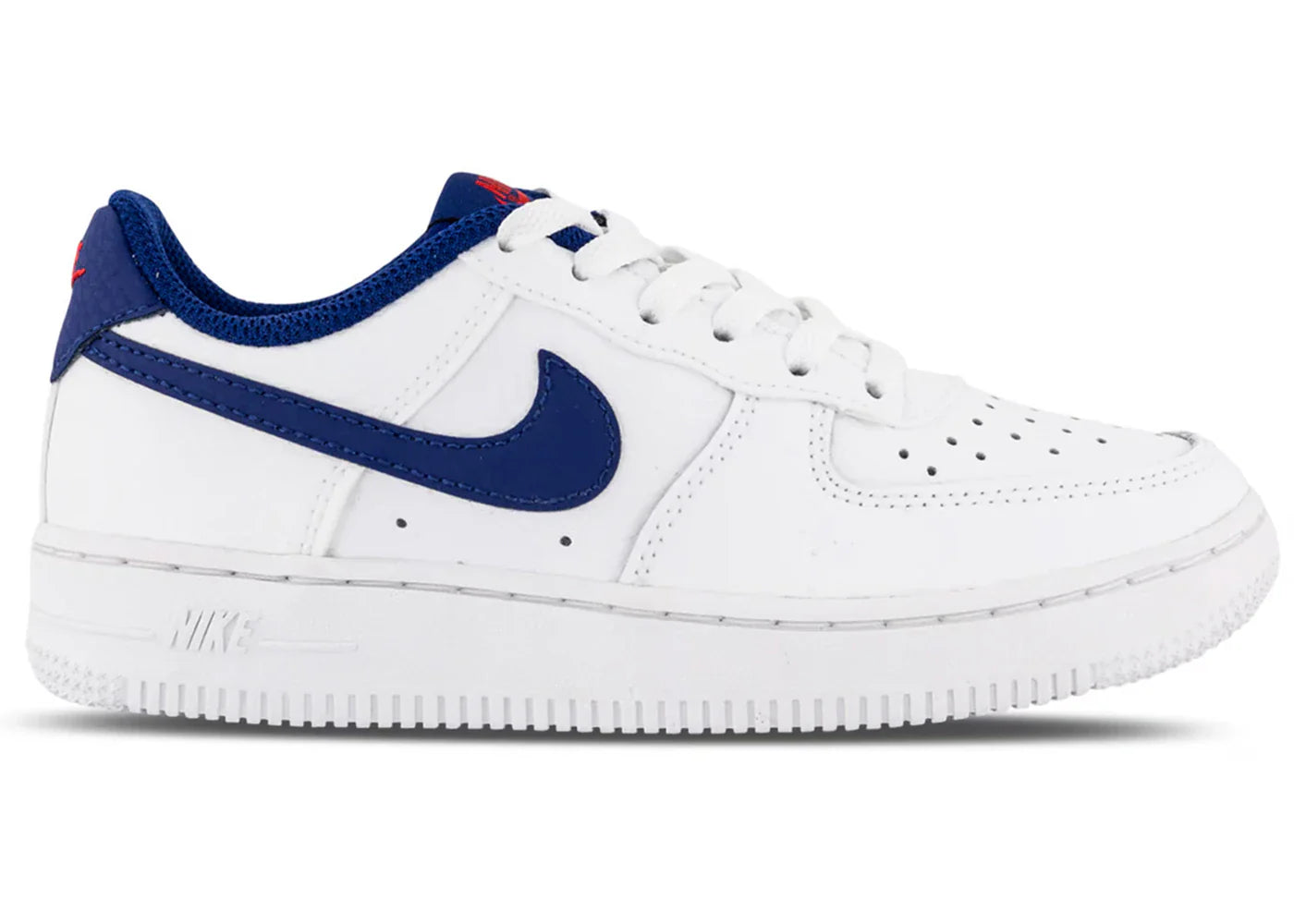 Nike Air Force 1 Low White Deep Royal Blue University Red (PS)