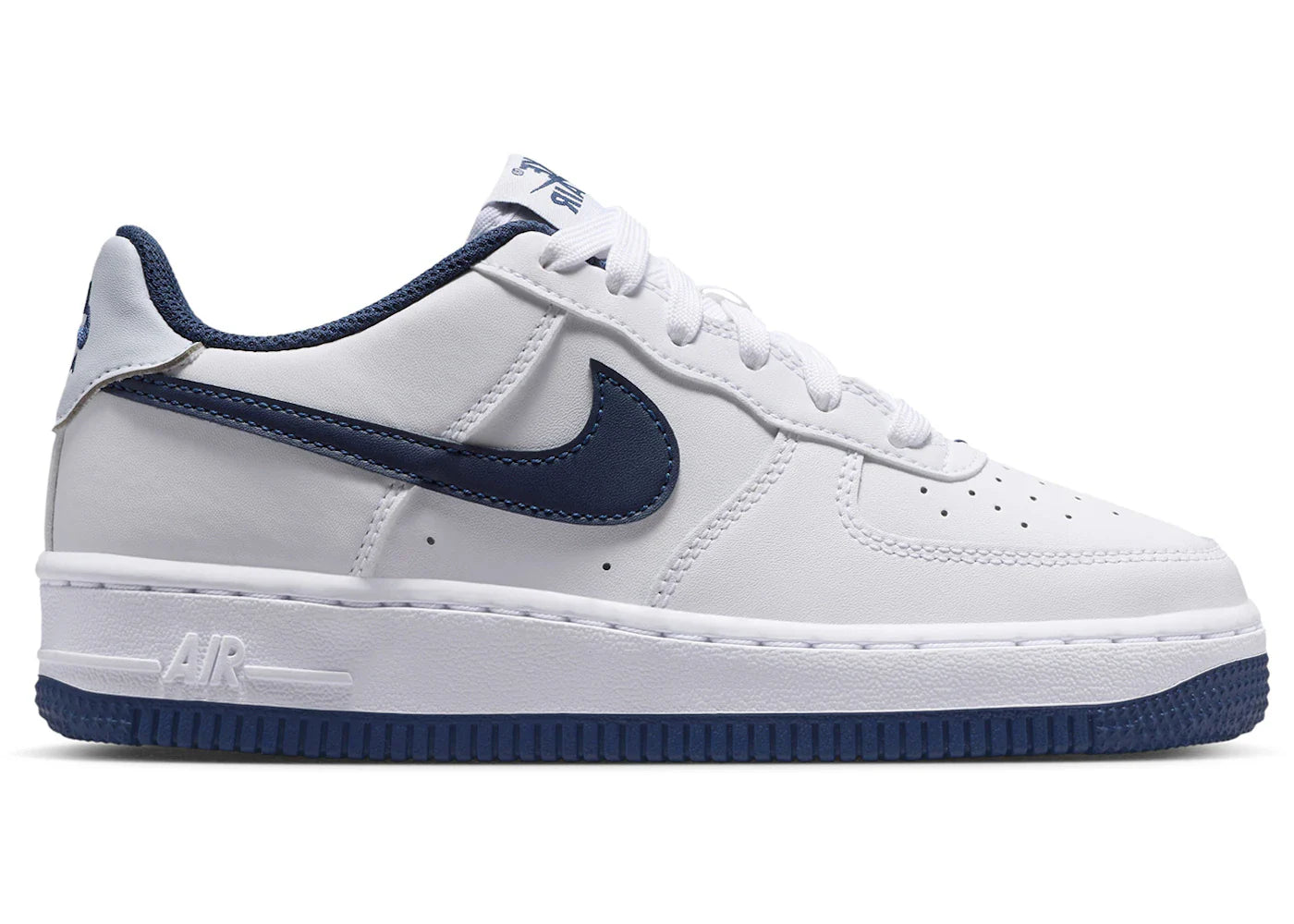 Nike Air Force 1 Low White Football Grey Midnight Navy (GS)