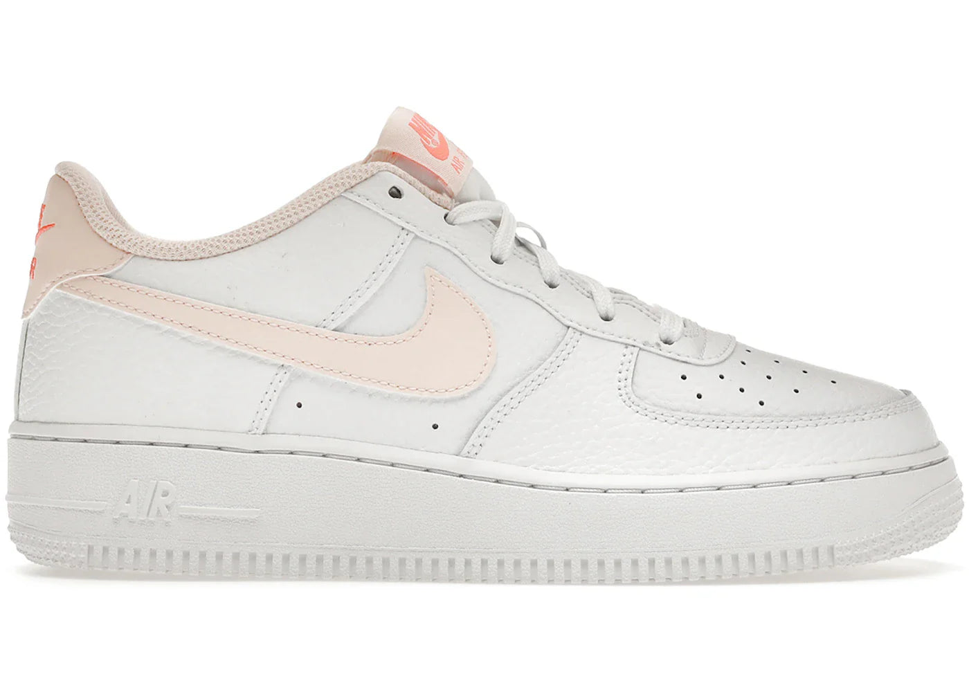 Nike Air Force 1 Low White Hyper Crimson (GS)