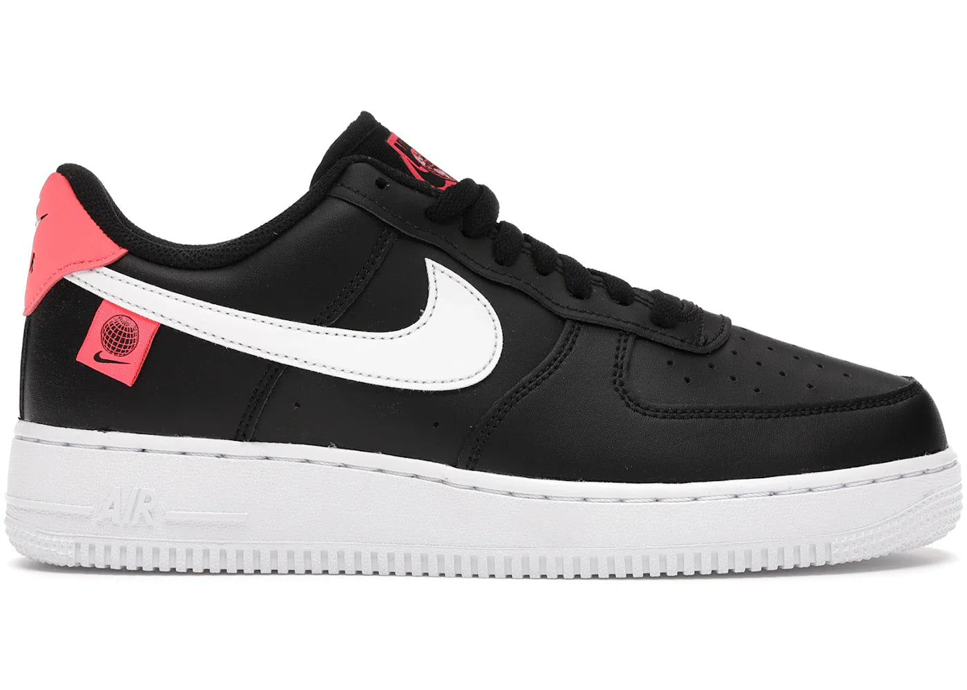 Nike Air Force 1 Low Worldwide Black Flash Crimson White