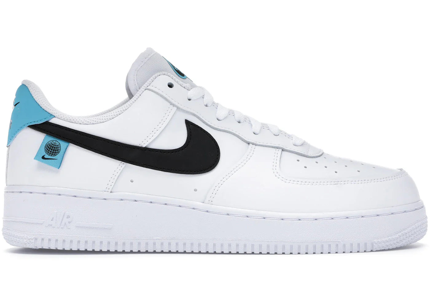 Nike Air Force 1 Low Worldwide White Blue Fury Black