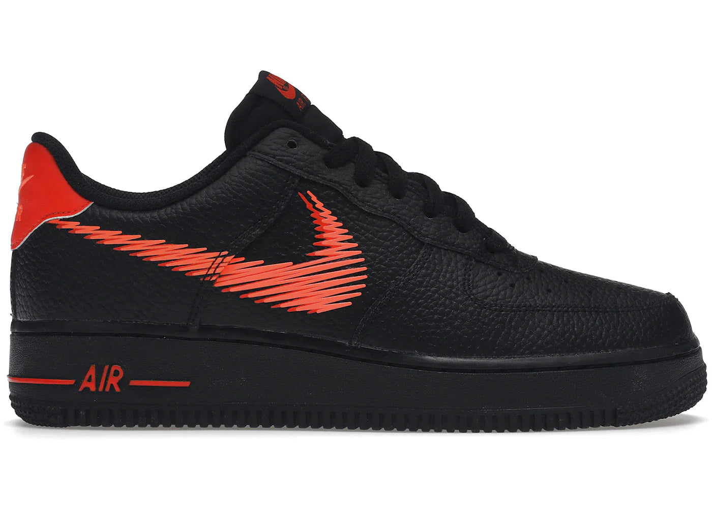 Nike Air Force 1 Low Zig Zag Black Orange