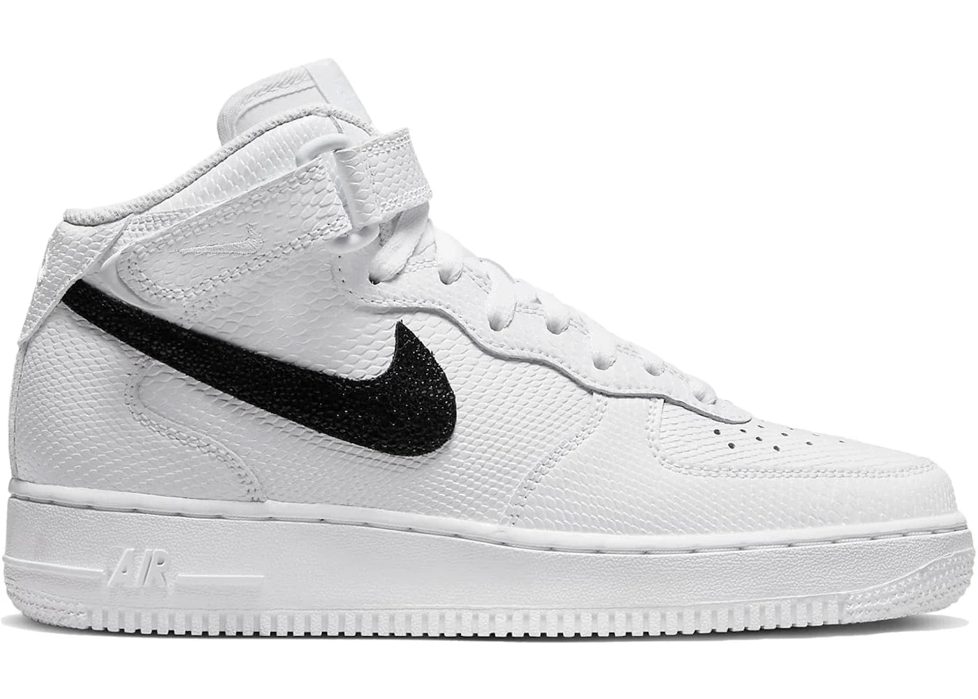 Nike Air Force 1 Mid '07 Snakeskin White Black (Women's)