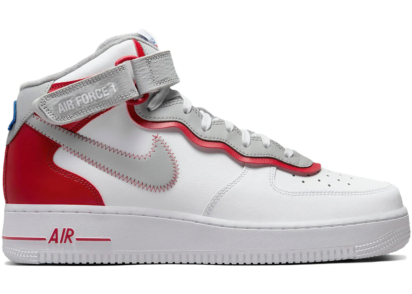 Nike Air Force 1 Mid Athletic Club White Gym Red