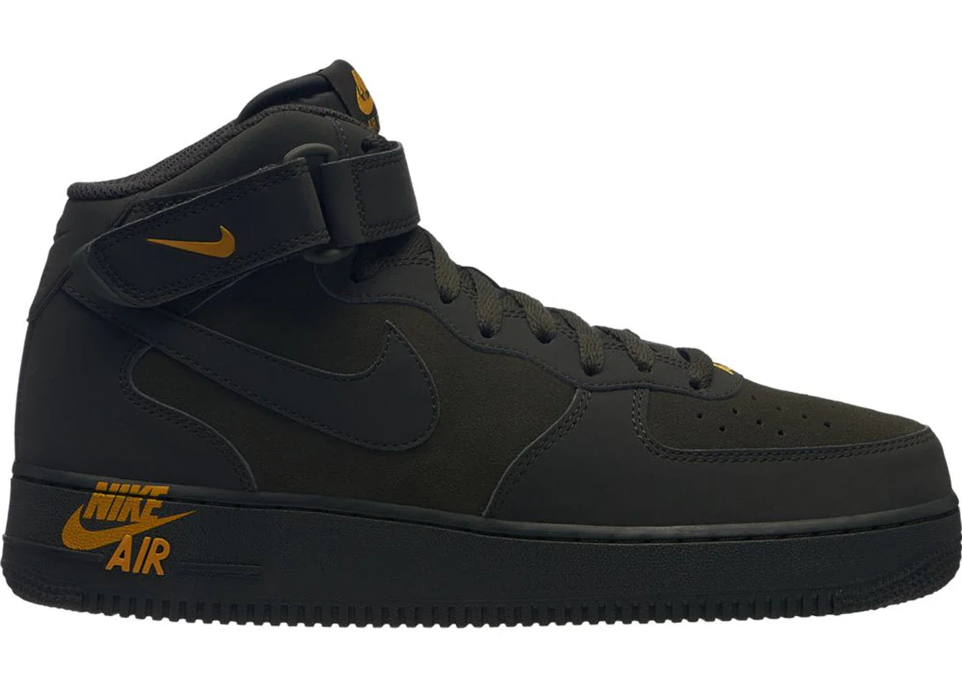 Nike Air Force 1 Mid Sequoia Yellow Ochre