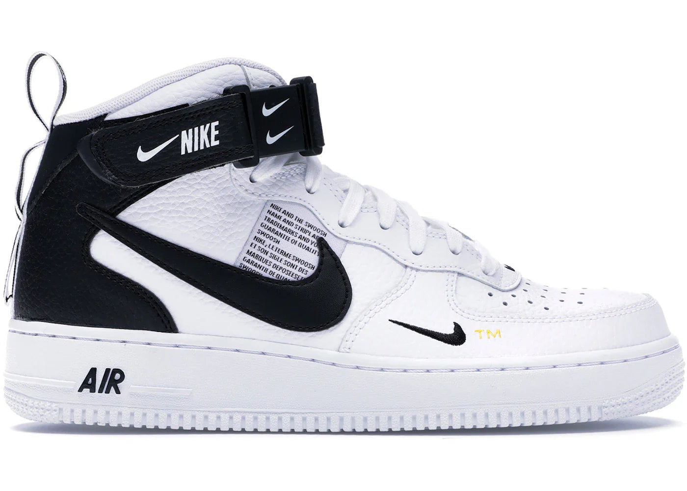 Nike Air Force 1 Mid Utility White Black