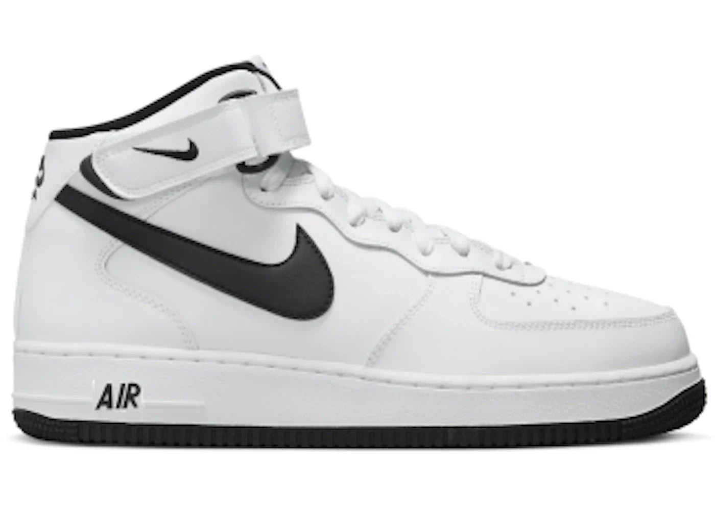 Nike Air Force 1 Mid White Black (2023)