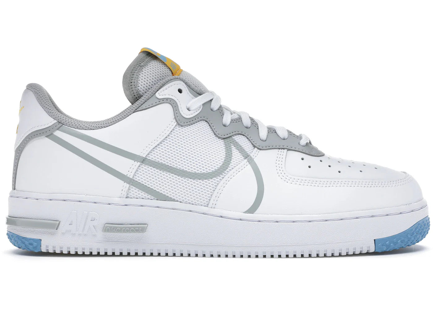 Nike Air Force 1 React Light Smoke Grey