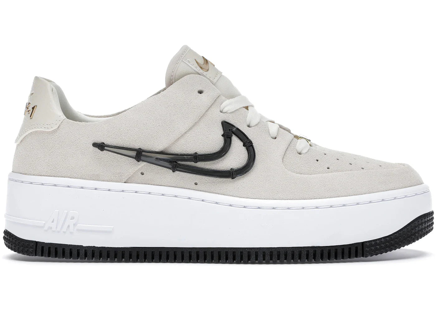 Nike Air Force 1 Sage Low LX Light Cream Black (Women's)