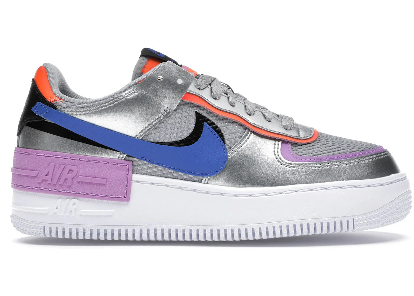 Nike Air Force 1 Low Shadow Metallic Silver (Women's)