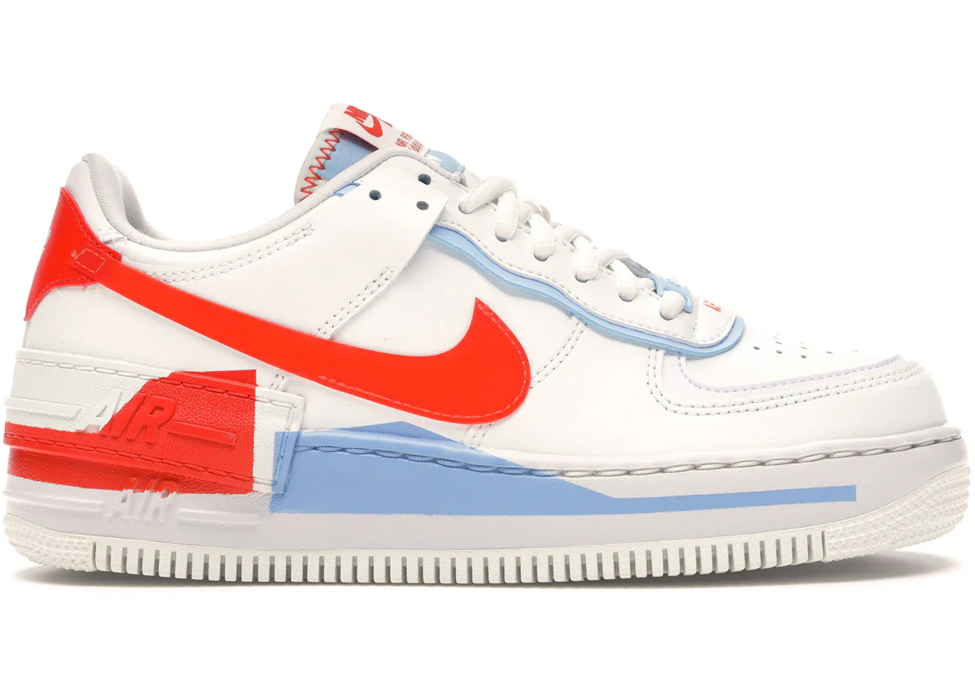 Nike Air Force 1 Low Shadow Summit White Team Orange (Women's)