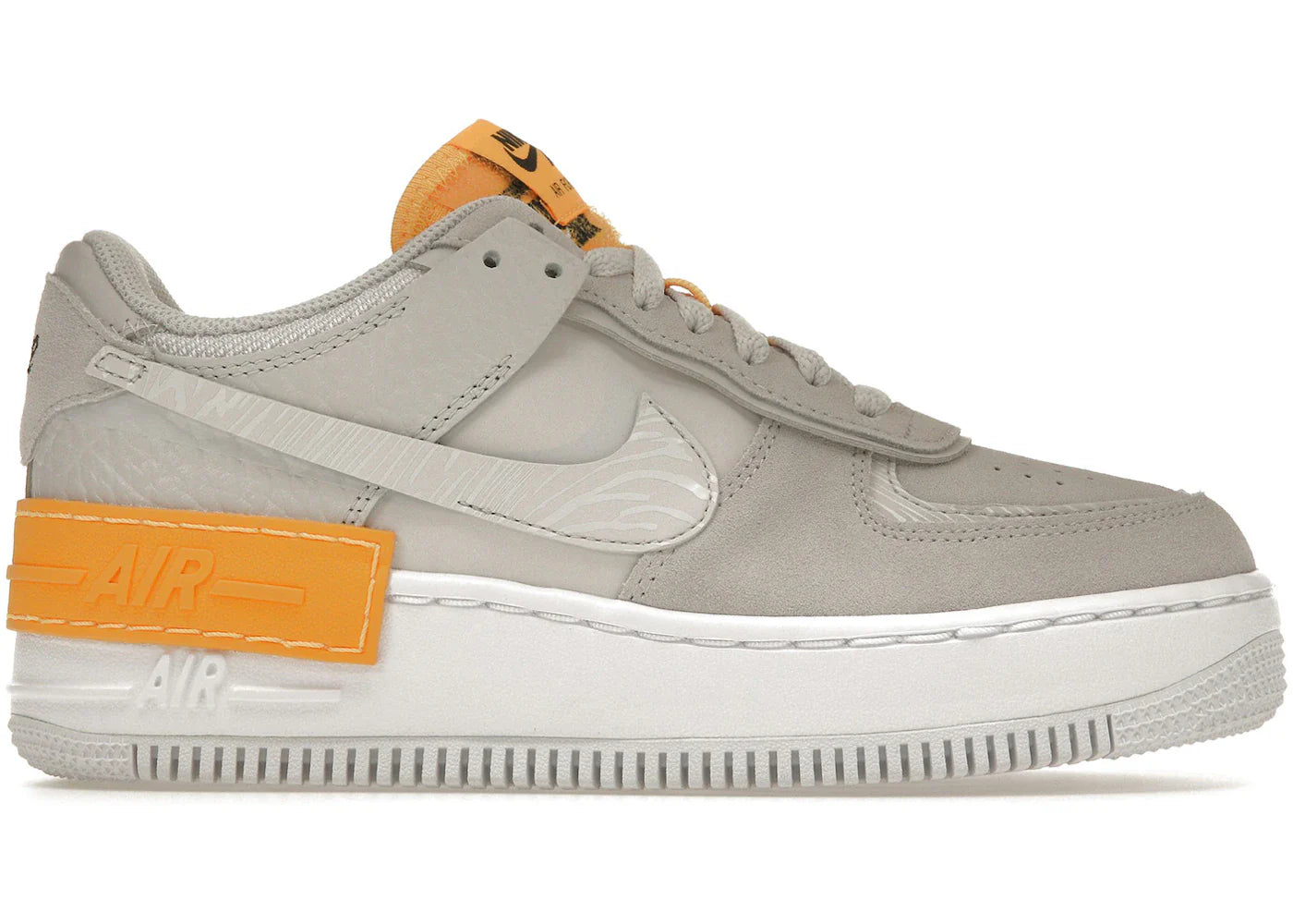 Nike Air Force 1 Low Shadow Vast Grey Laser Orange (Women's)