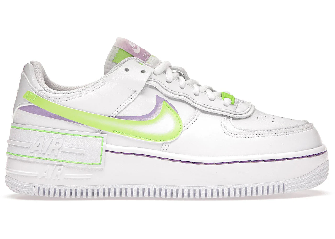 Nike Air Force 1 Low Shadow White Electric Green (Women's)