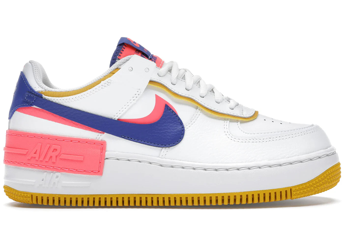 Nike Air Force 1 Low Shadow White Flash Crimson Astronomy Blue (Women's)