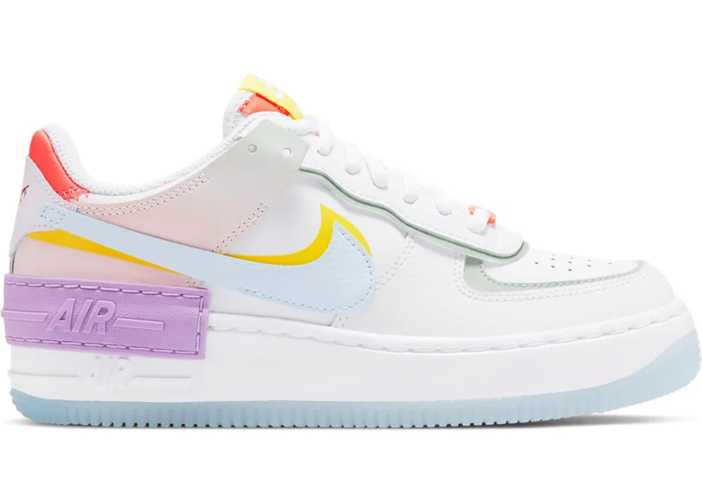 Nike Air Force 1 Low Shadow White Hydrogen Blue Purple (Women's)