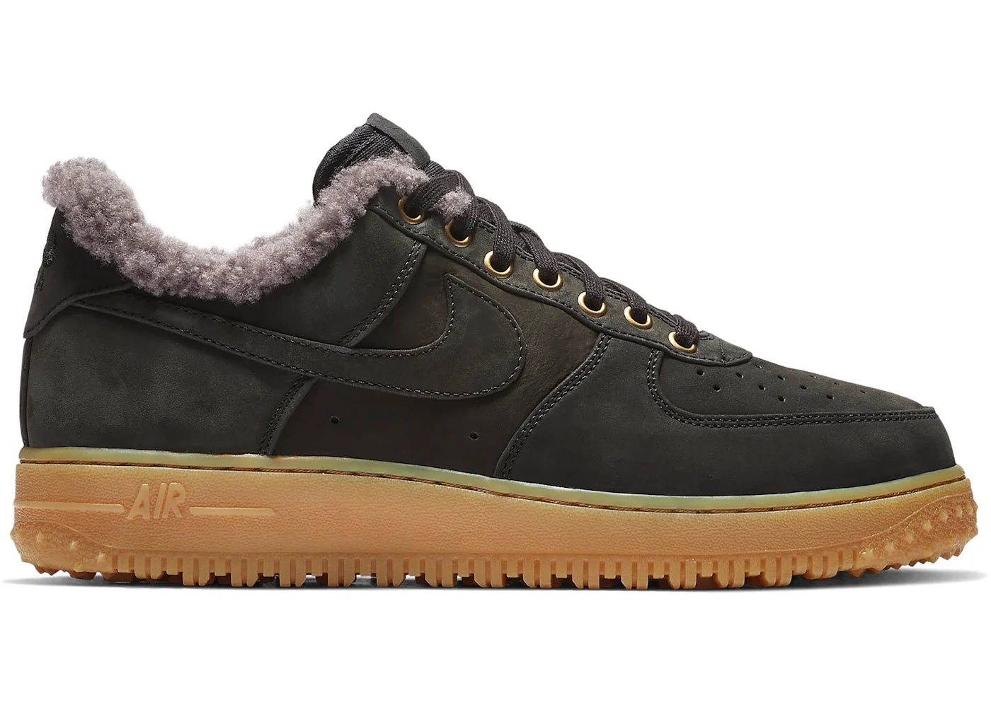 Nike Air Force 1 Winter Black Thunder Grey Gum