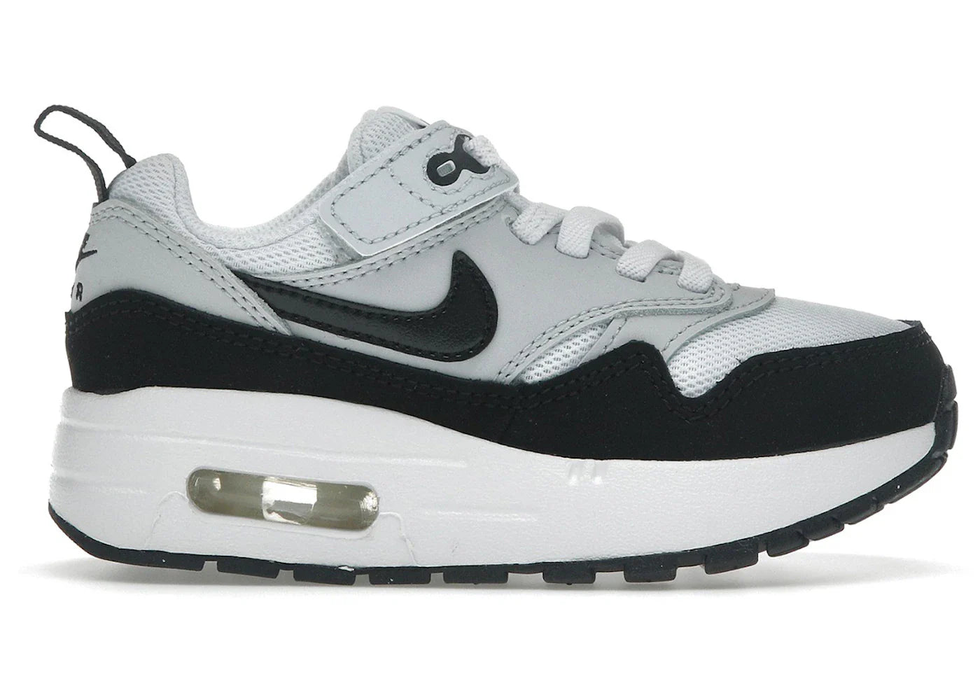 Nike Air Max 1 EasyOn White Black (PS)