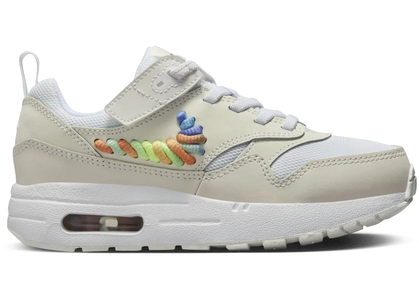 Nike Air Max 1 SE EasyOn White Summit White Terra Blush Multi-Color (PS)