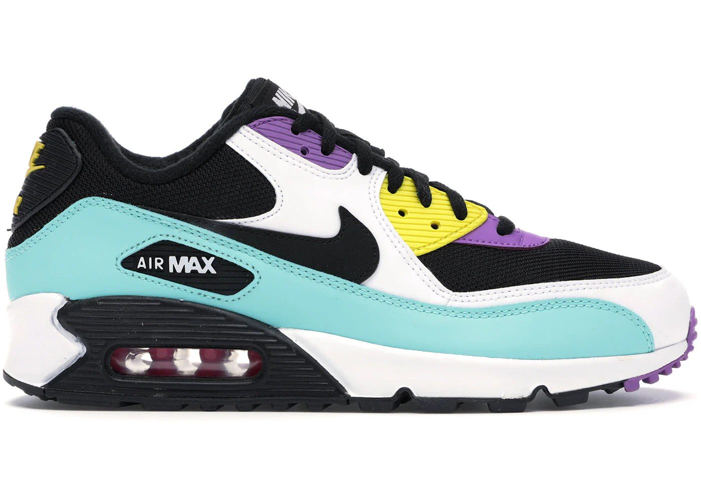Nike Air Max 90 Black Bright Violet White