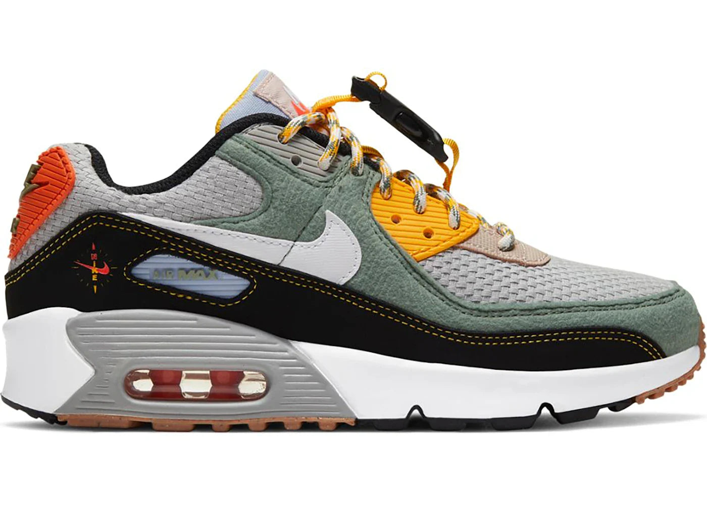 Nike Air Max 90 Buckle Spiral Sage (GS)