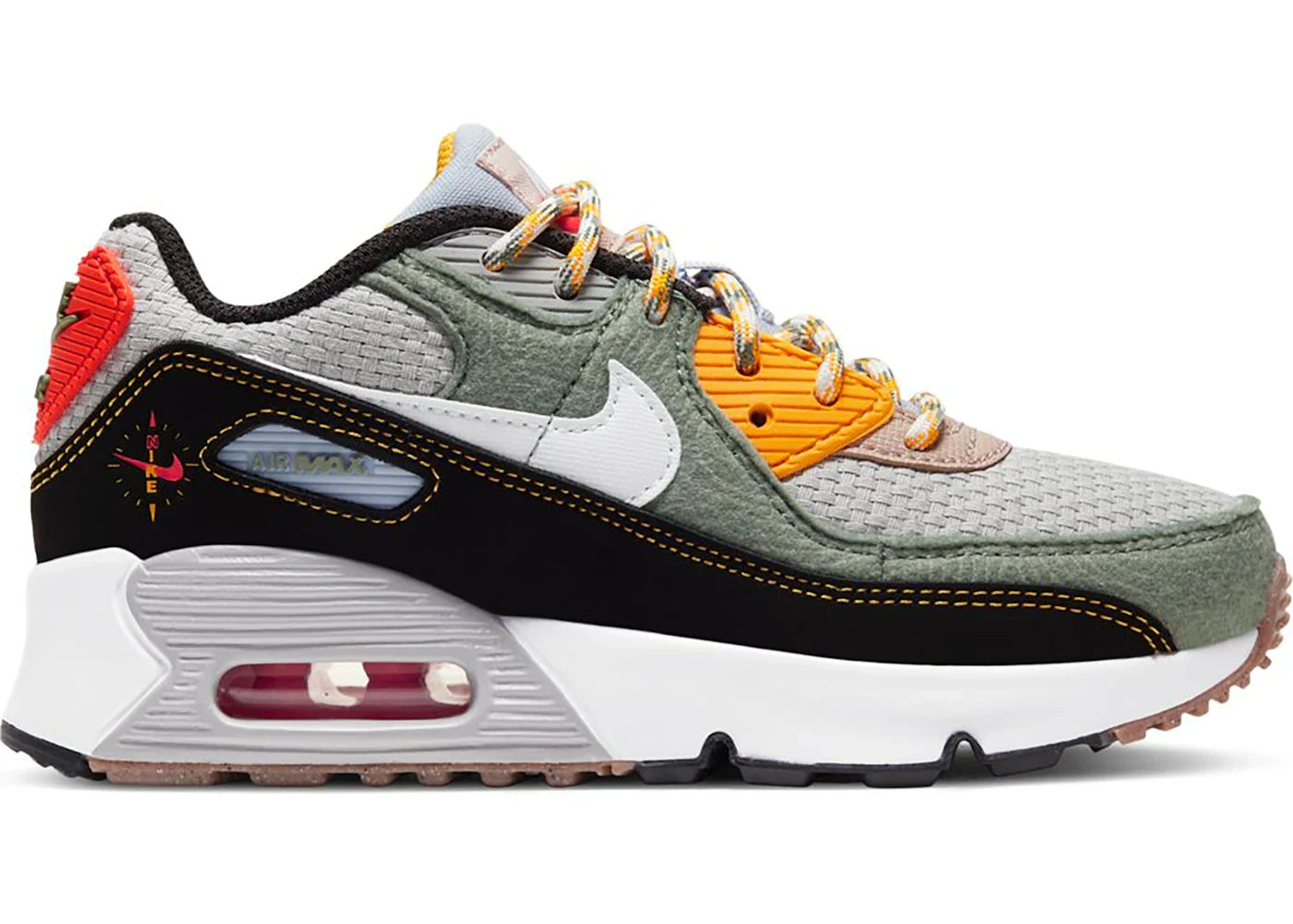 Nike Air Max 90 Buckle Spiral Sage (PS)
