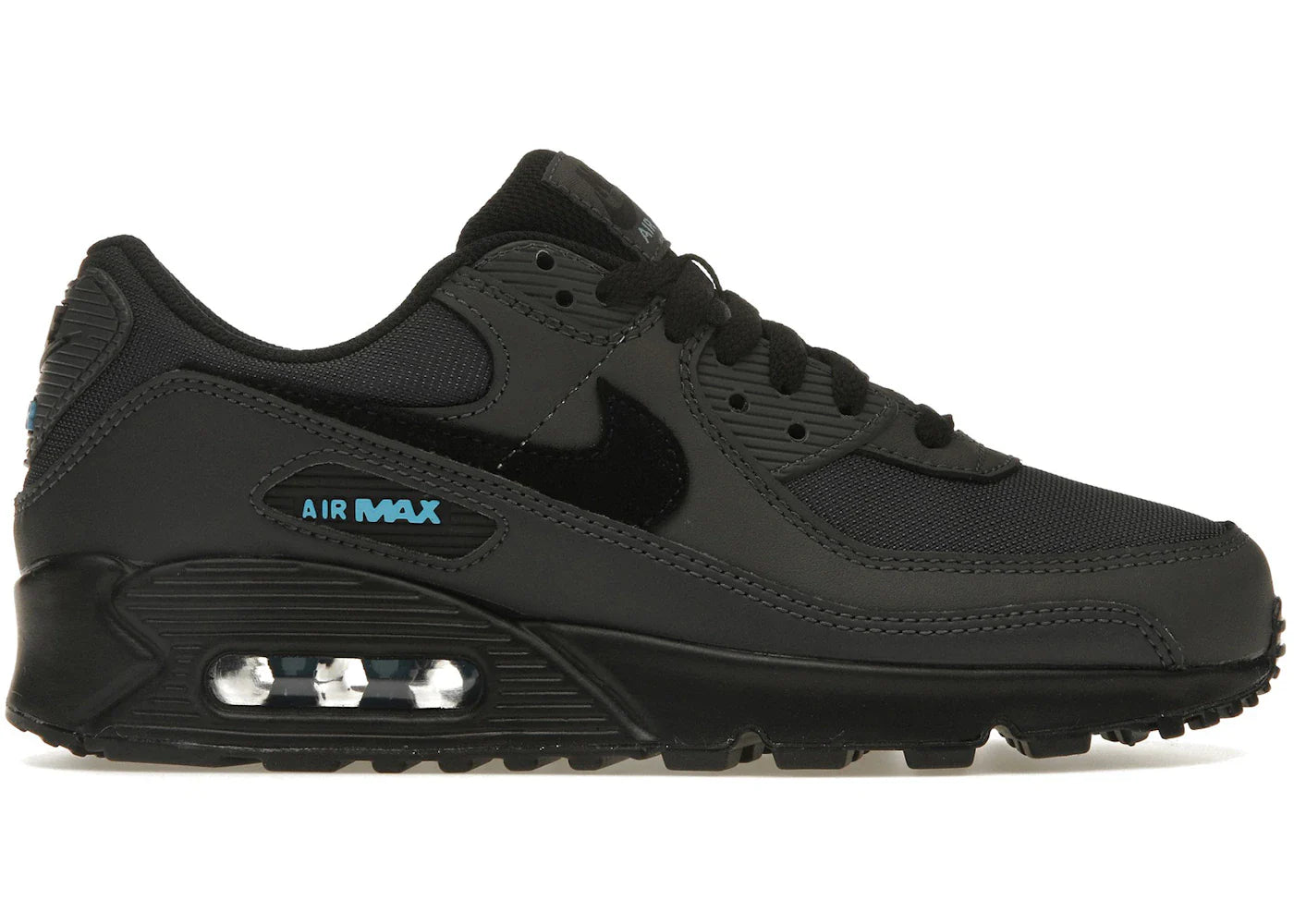 Nike Air Max 90 Dark Smoke Grey Laser Blue