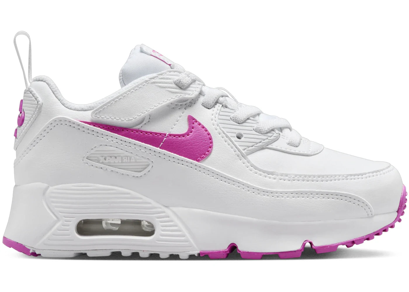 Nike Air Max 90 EasyOn White Laser Fuchsia (PS)