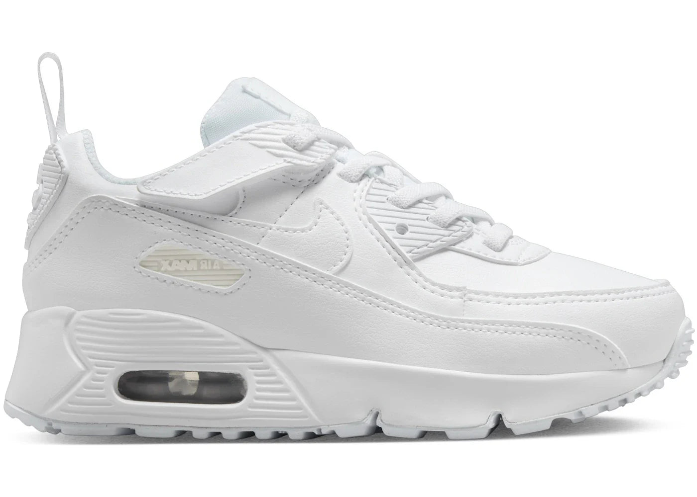 Nike Air Max 90 EasyOn White Metallic Silver (PS)