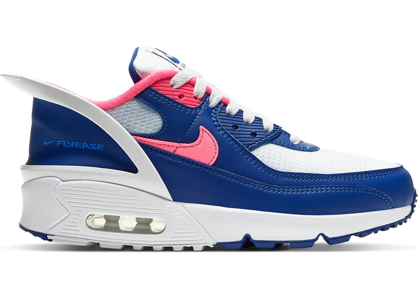Nike Air Max 90 Flyease Deep Royal Blue Hyper Pink (GS)