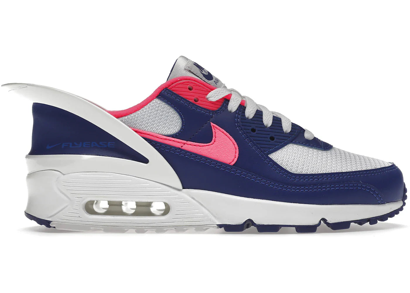 Nike Air Max 90 Flyease Deep Royal Blue Hyper Pink