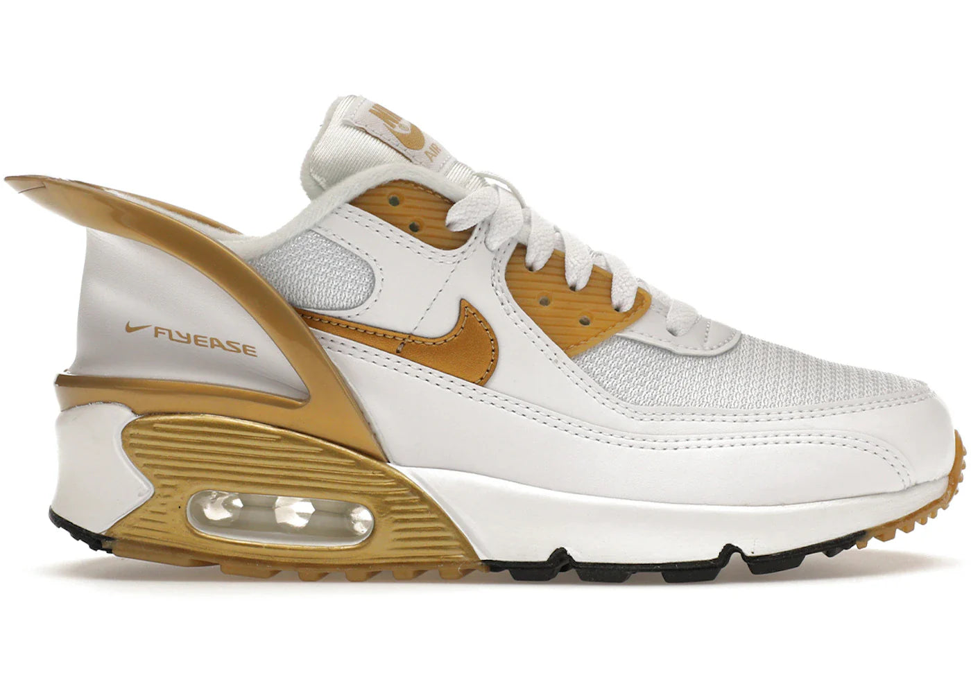 Nike Air Max 90 Flyease White Gold (GS)